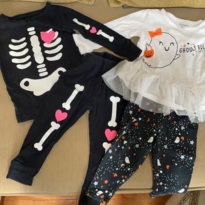 Carter’s babies size 12 months Halloween Glow in the Dark